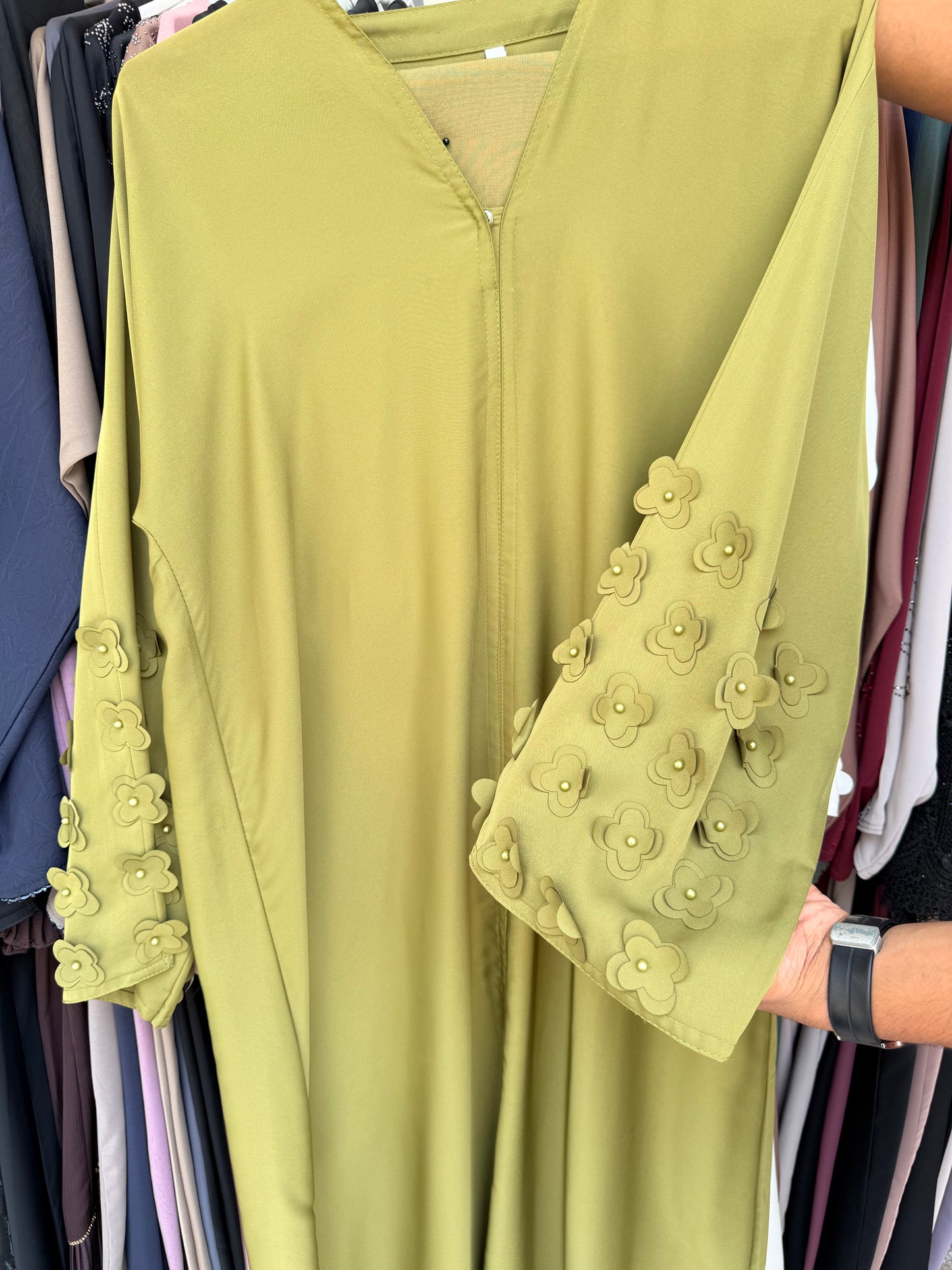 Aza Luxury Laser Cut Abaya