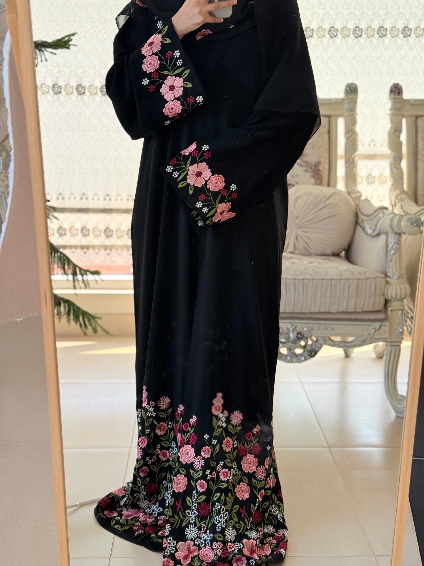 Baagh Full Embroidered Abaya