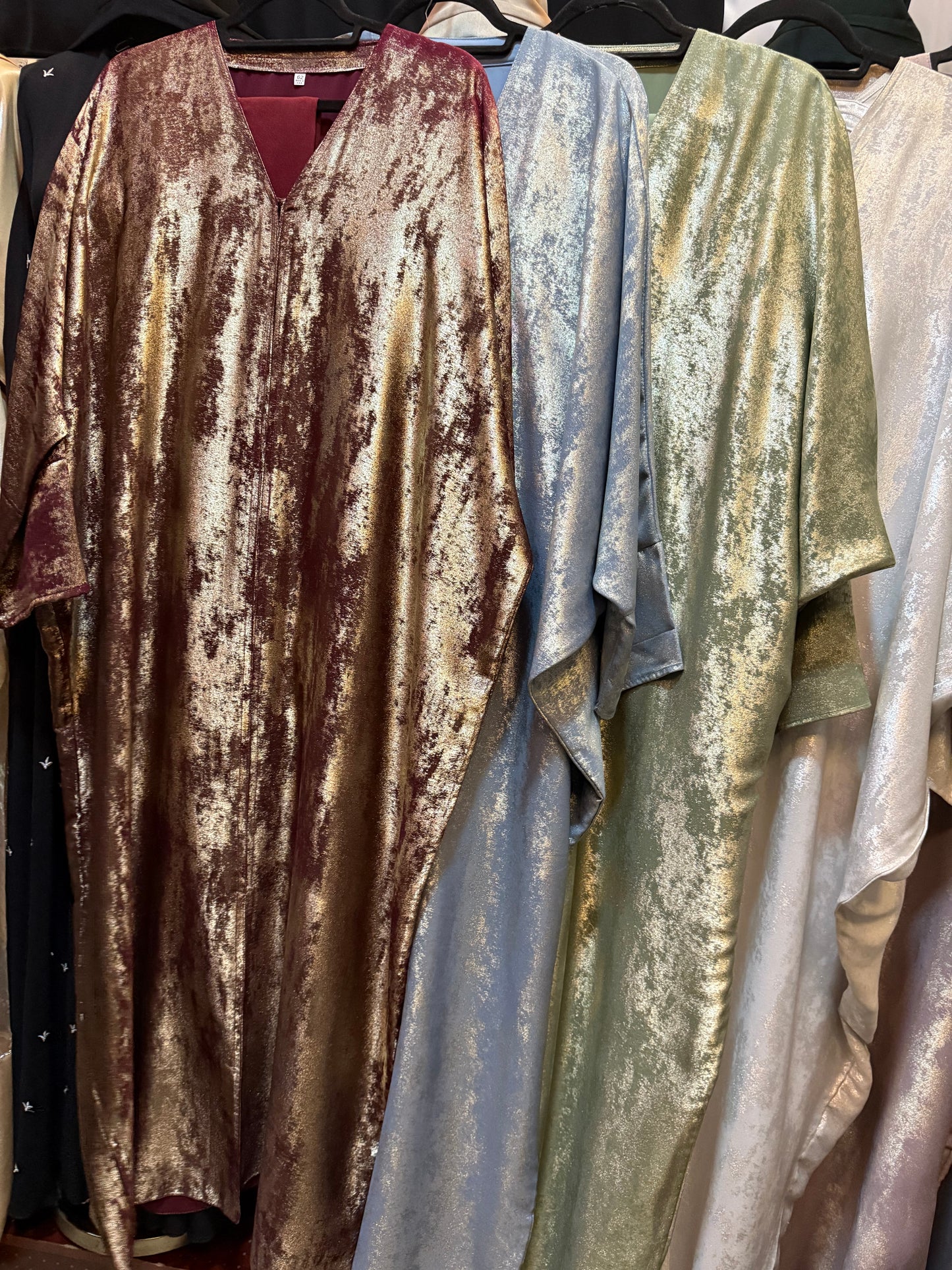 Metallic Shimmers Luxury Kaftans