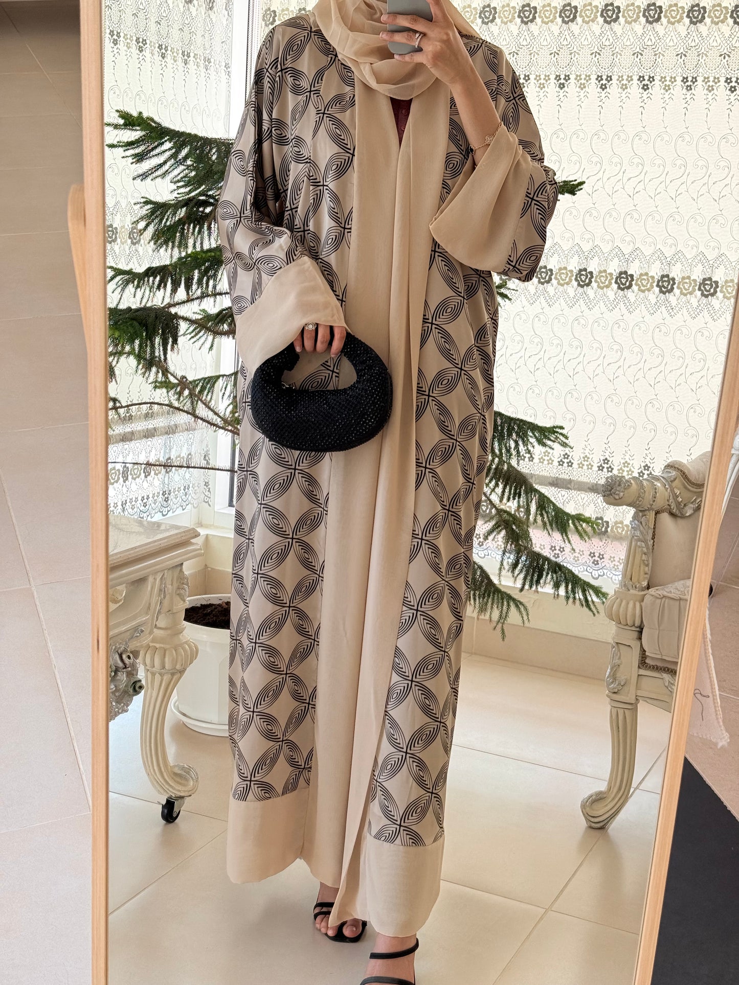 Farha Beige Kimono