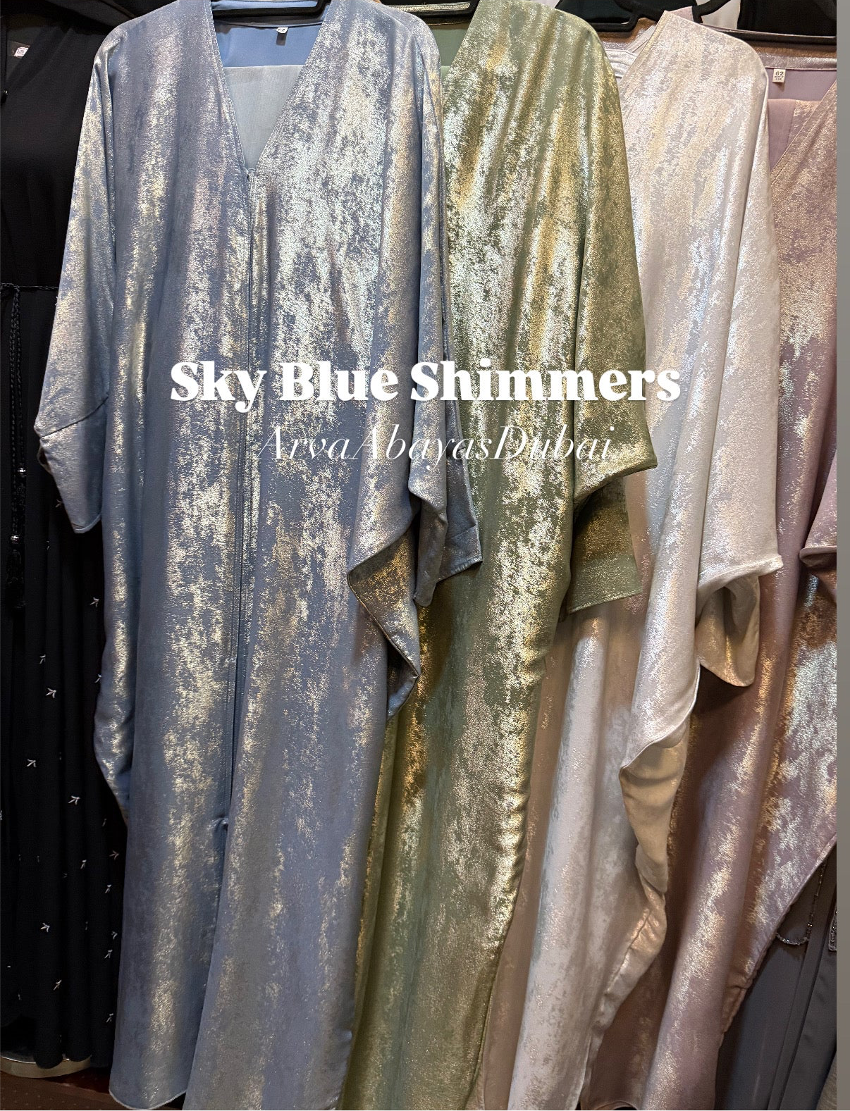 Metallic Shimmers Luxury Kaftans