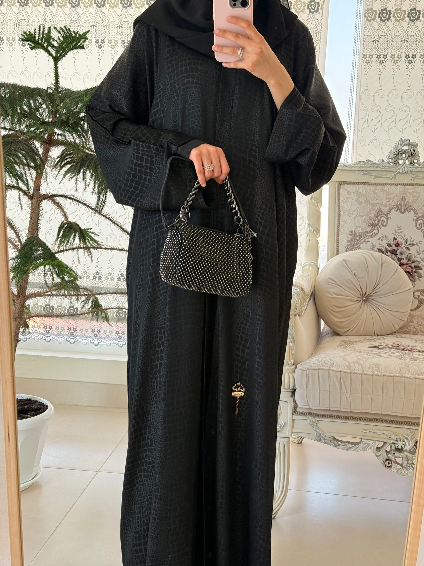 Mazdah Snake Print Luxury Kimono