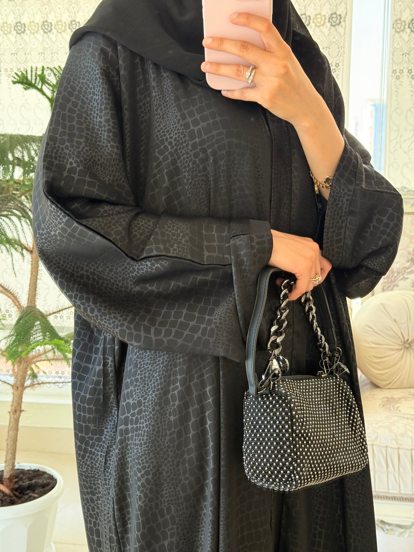 Mazdah Snake Print Luxury Kimono