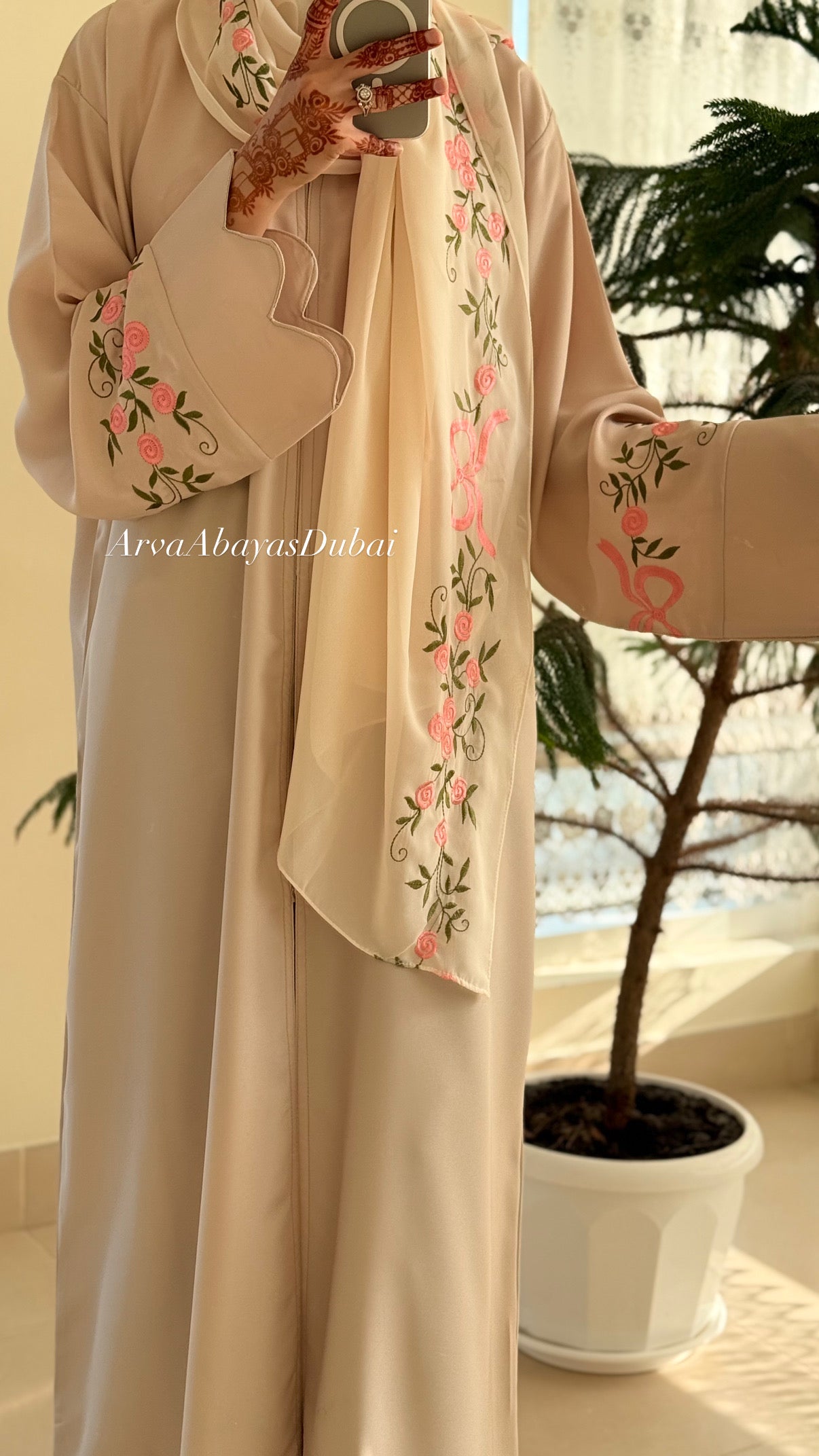 Safwa Luxury Full Embroidered Abaya