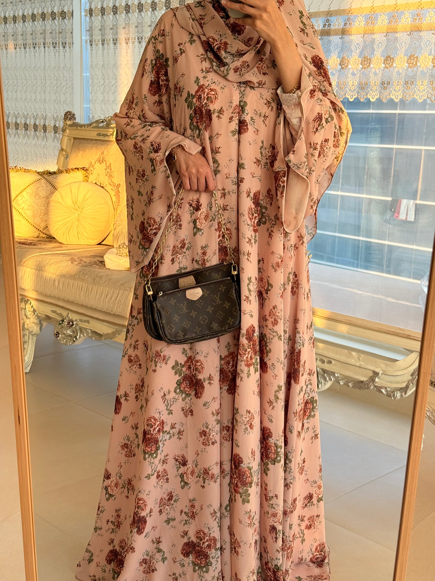 Shifa Floral Abaya