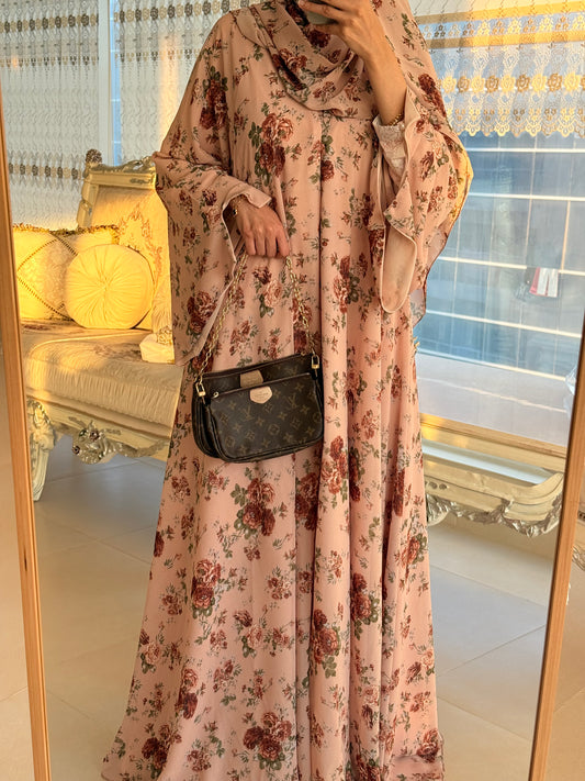 Shifa Floral Abaya