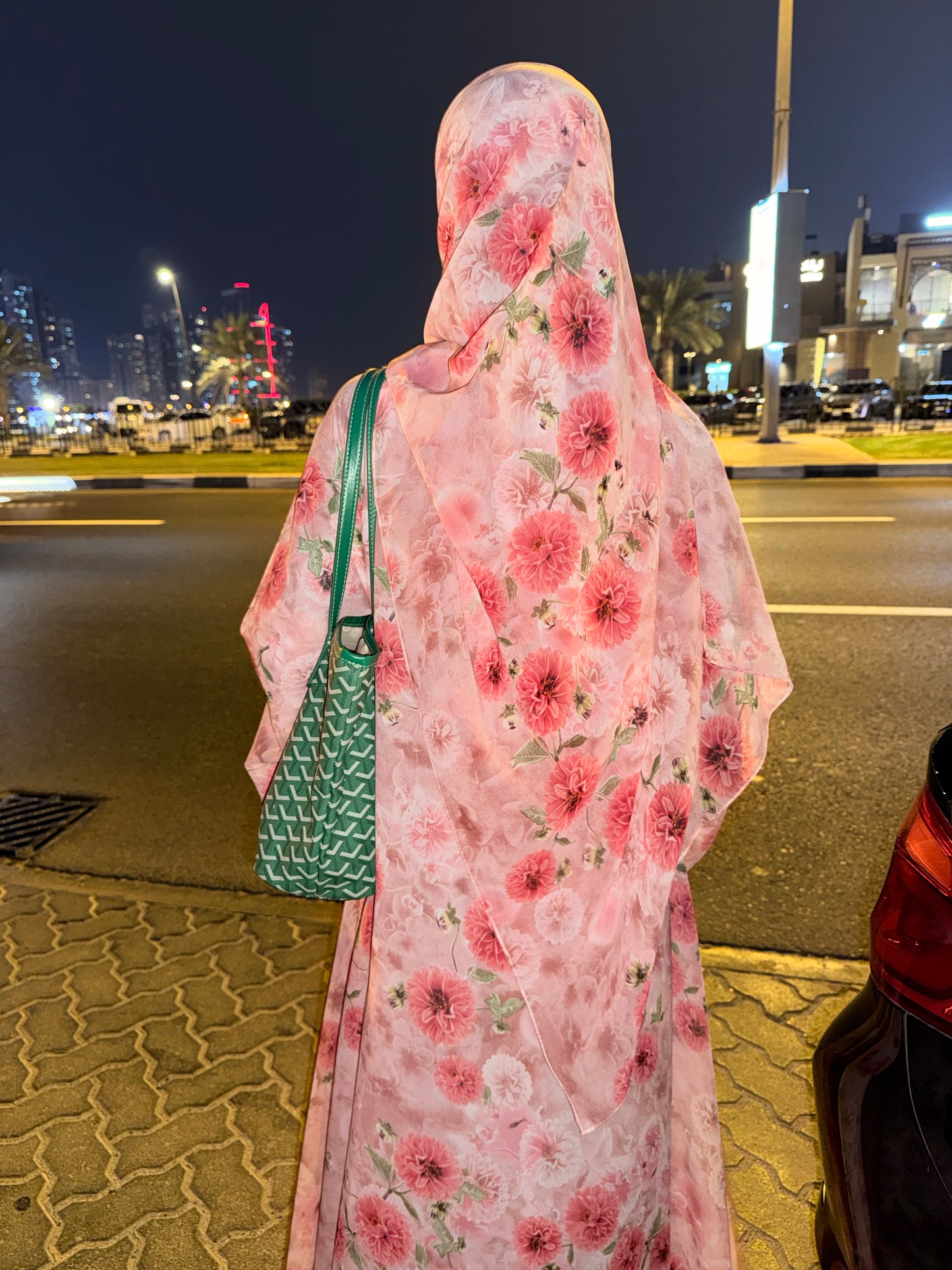 Floral Dubai Luxury Abaya