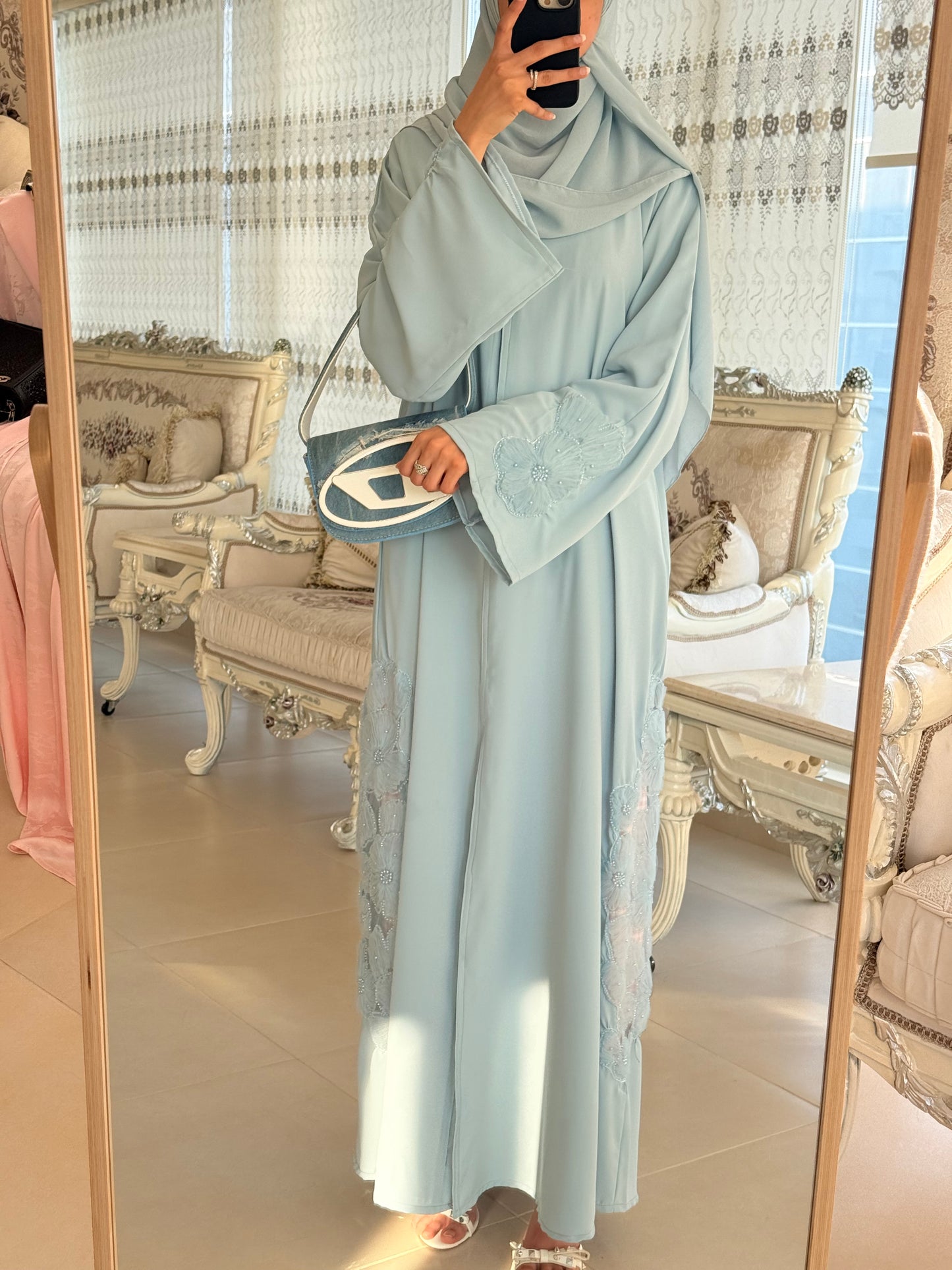 Sky Blue ‘Ethereal’ Dubai Abaya