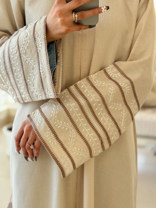 Madya Luxury Linen Abaya