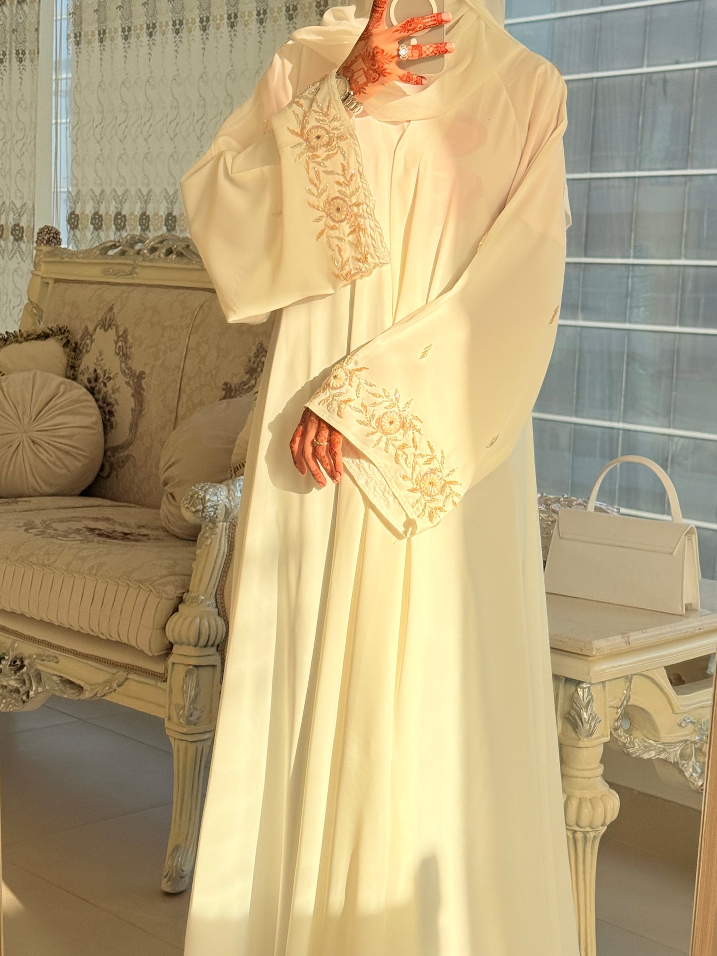 Khadija Luxury Handwork Abaya
