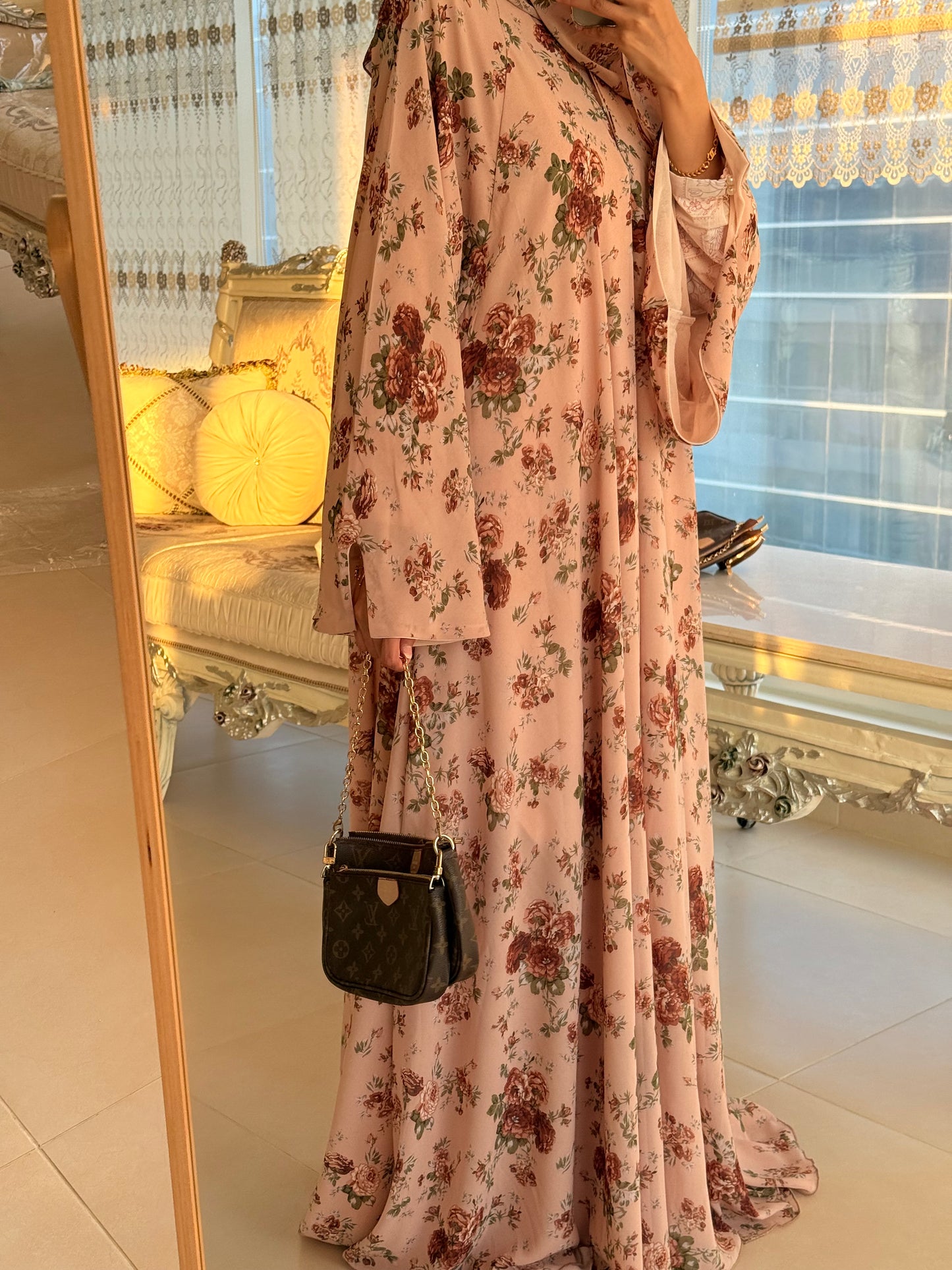 Shifa Floral Abaya