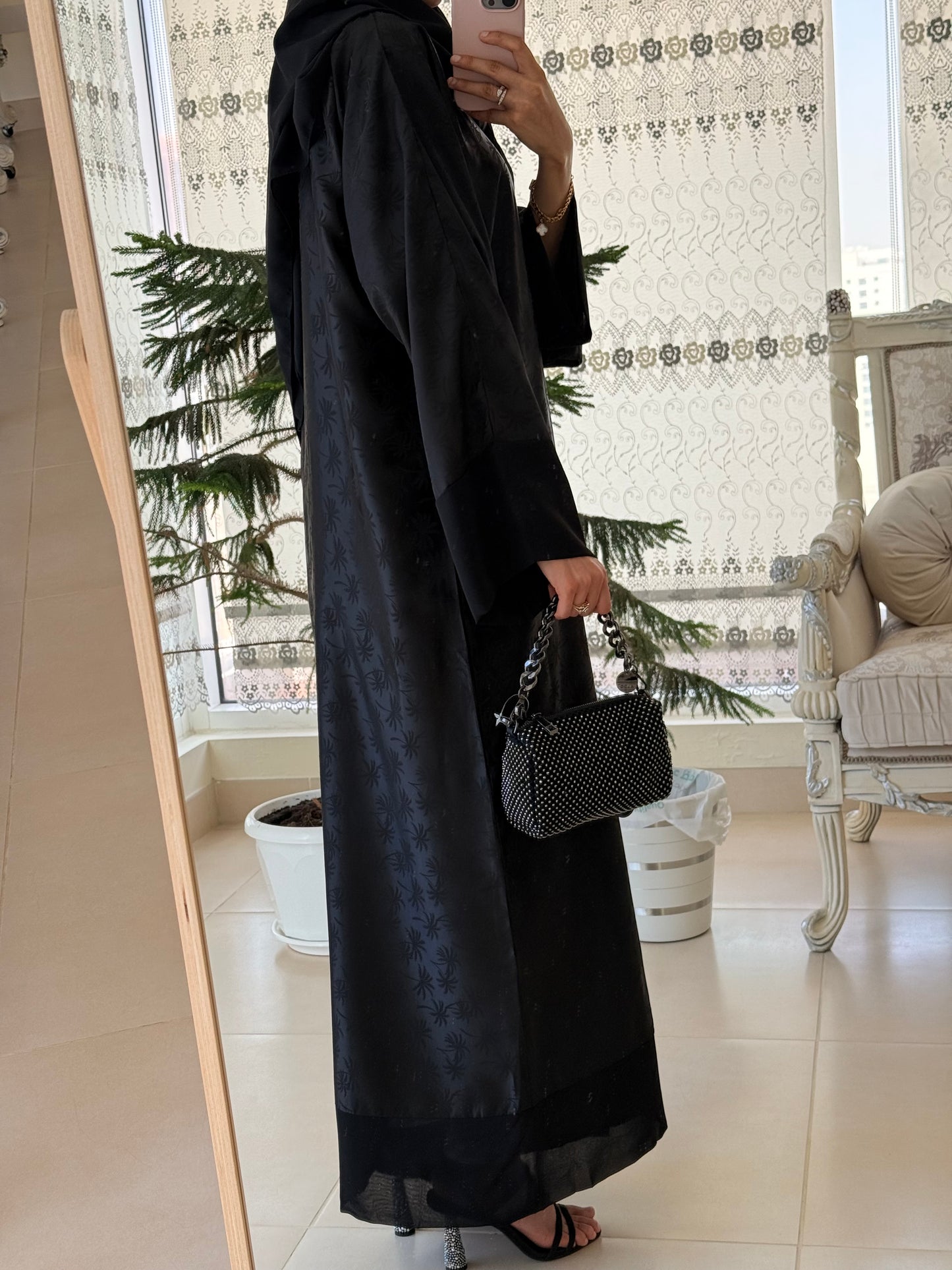 Meerah Self Print Luxury Kimono