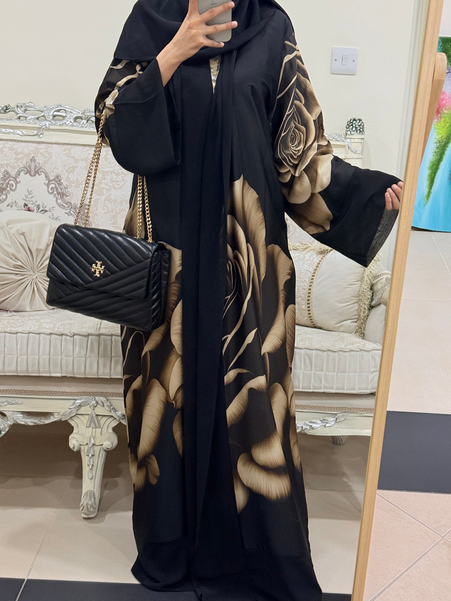 Rose Premium Kimono BW