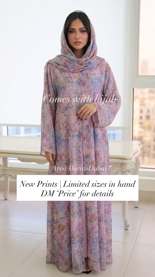 Paris themed Floral Prints