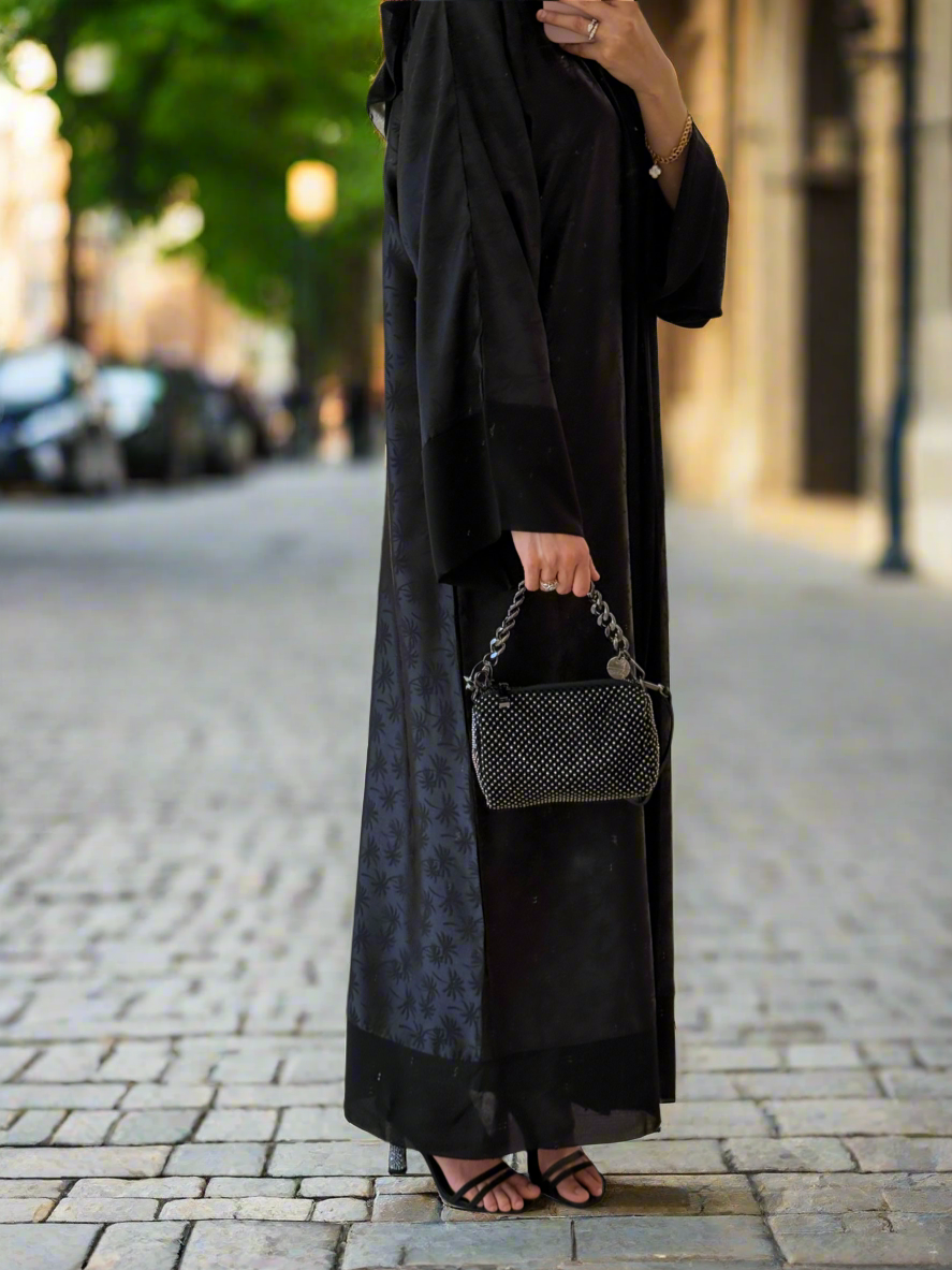 Meerah Self Print Luxury Kimono