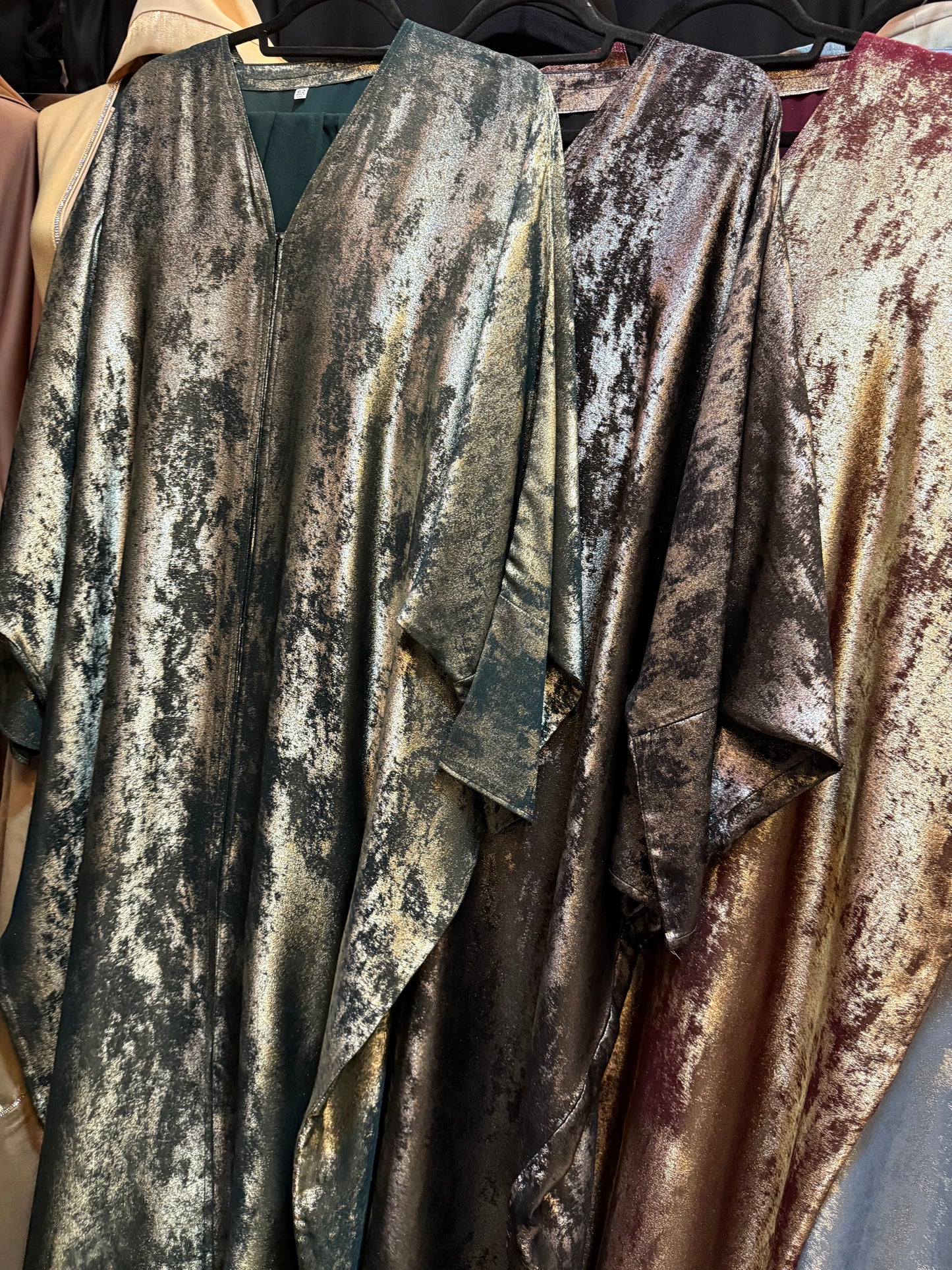 Metallic Shimmers Luxury Kaftans