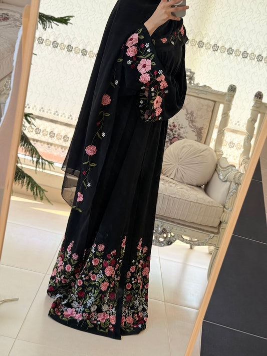 Baagh Full Embroidered Abaya