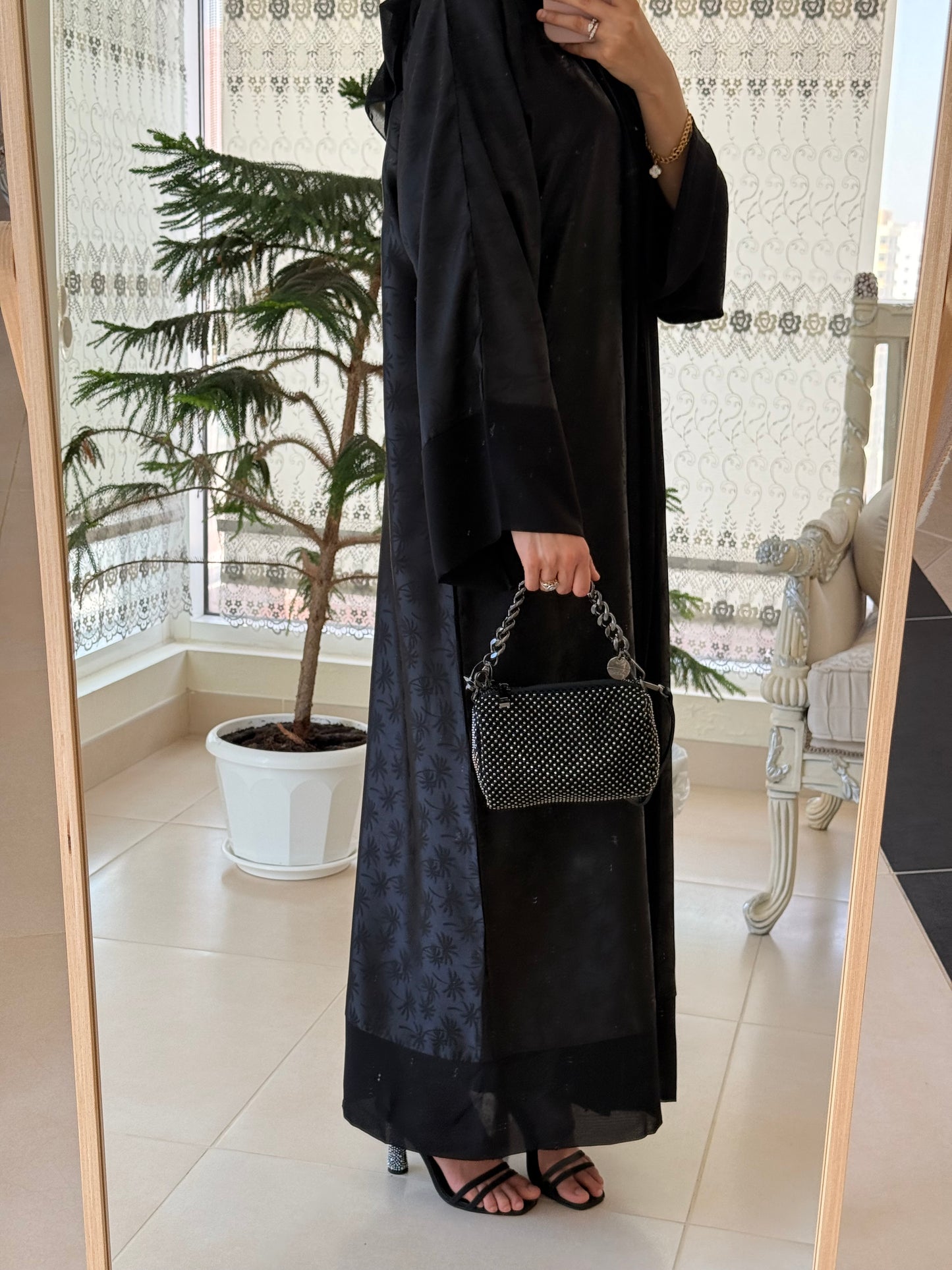 Meerah Self Print Luxury Kimono