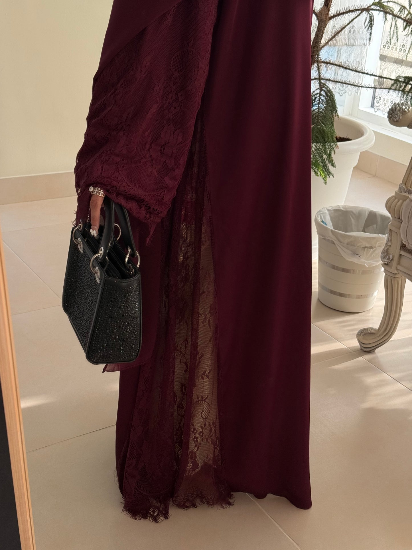 Rafya ‘Cutwork Both Sides’ Abaya